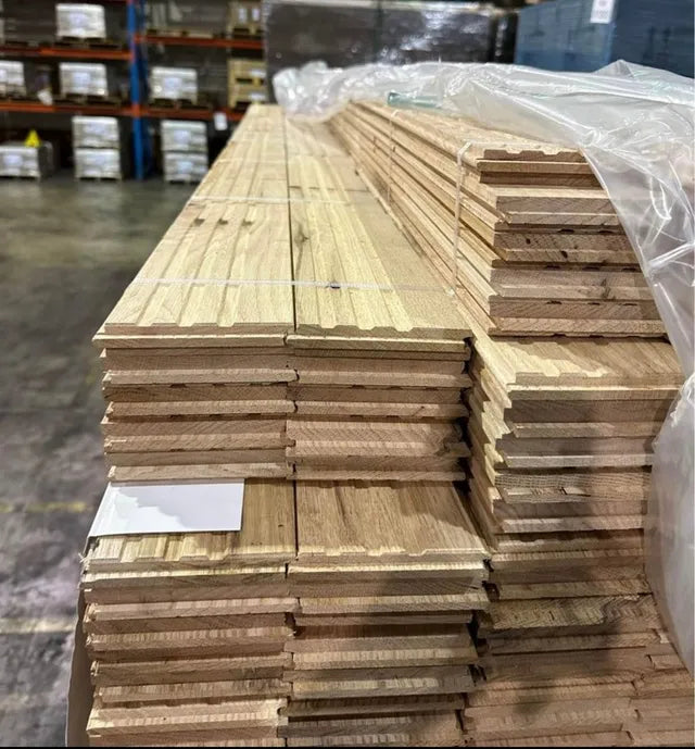 4" Unfinished Solid White Oak #2