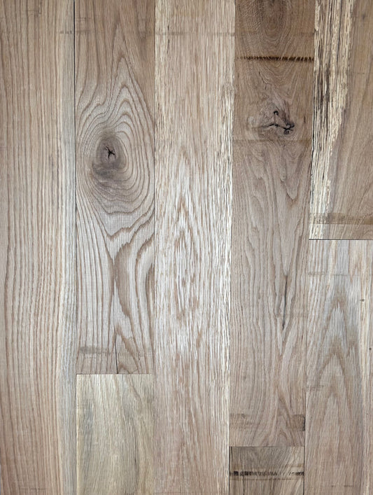 4" Unfinished Solid White Oak #2