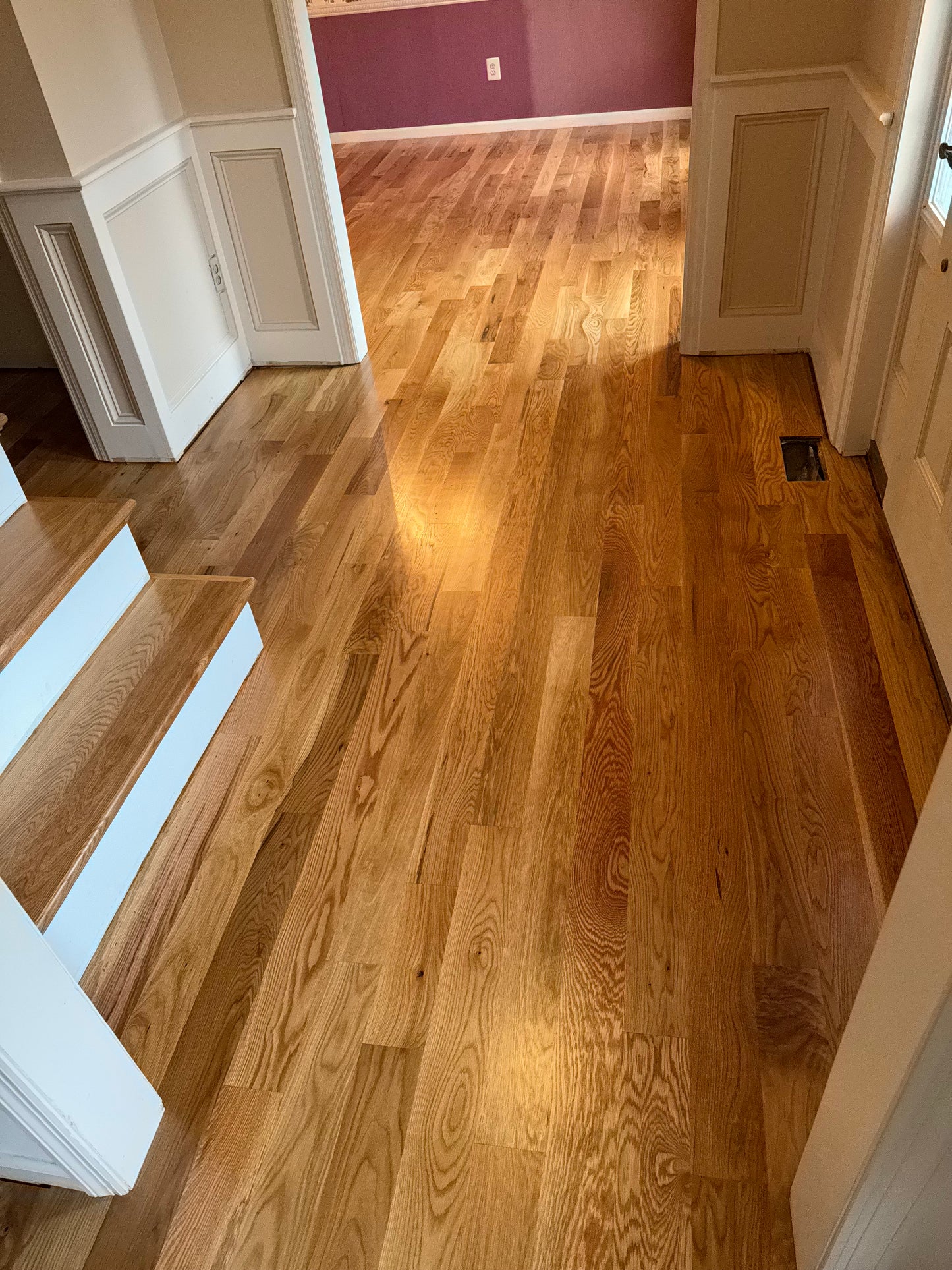 4" Unfinished Solid White Oak #1