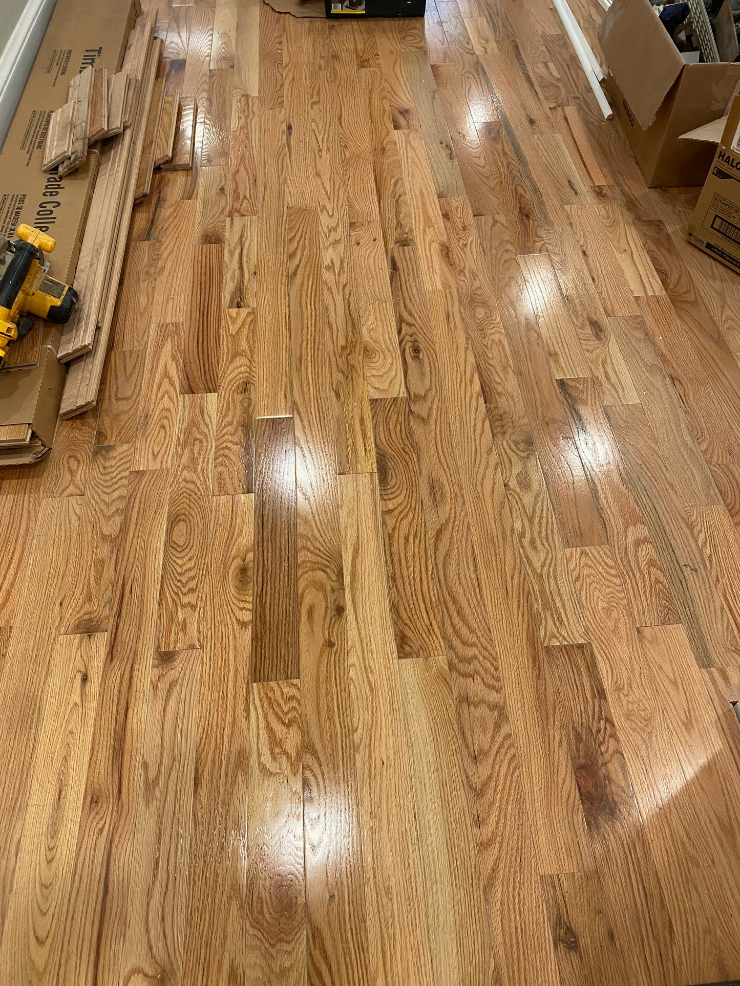 3 1/4" Prefinished Solid Red Oak Natural