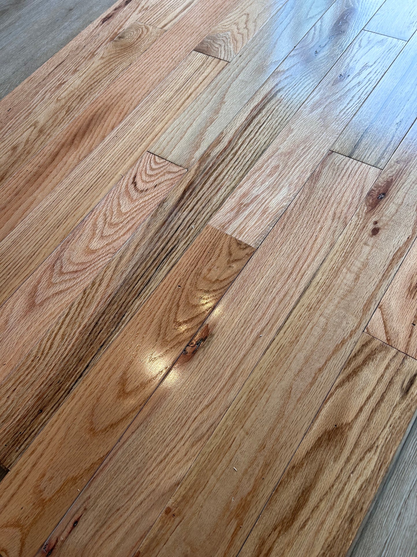 3 1/4" Prefinished Solid Red Oak Natural