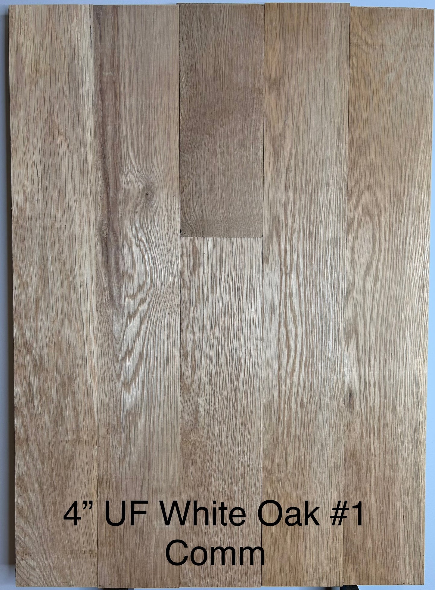4" Unfinished Solid White Oak #1