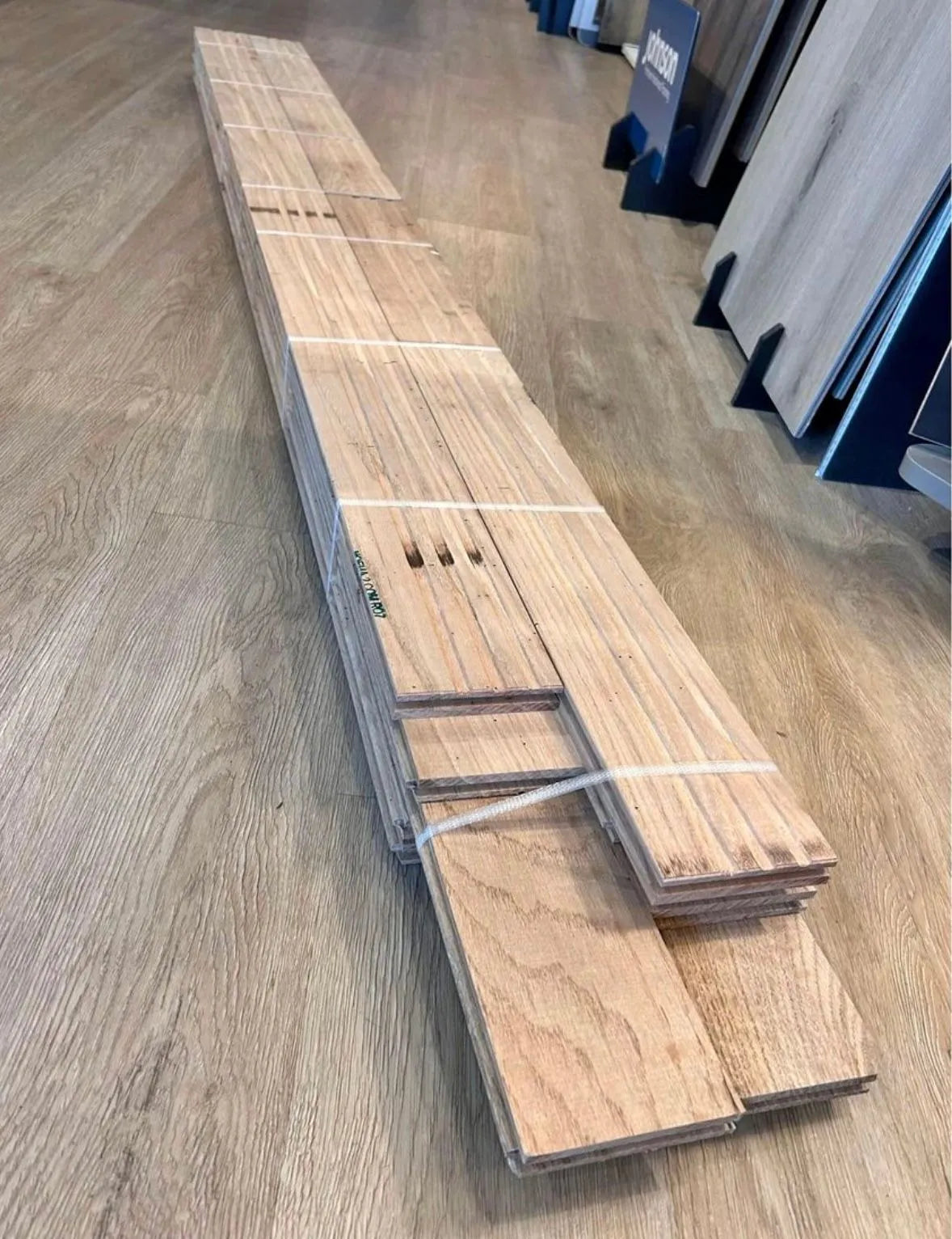 4" Unfinished Solid White Oak #1