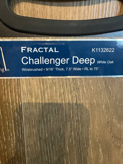 7.5" White Oak Fractal Challenger Deep
