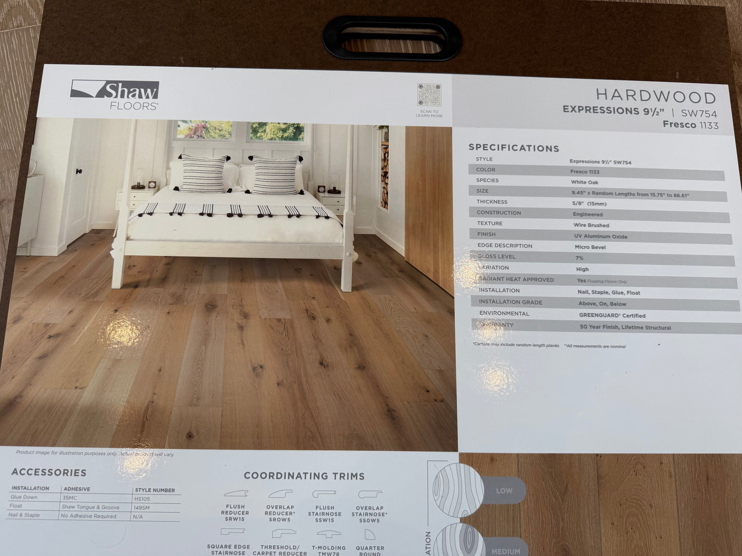7.5" Expressions White Oak Fresco