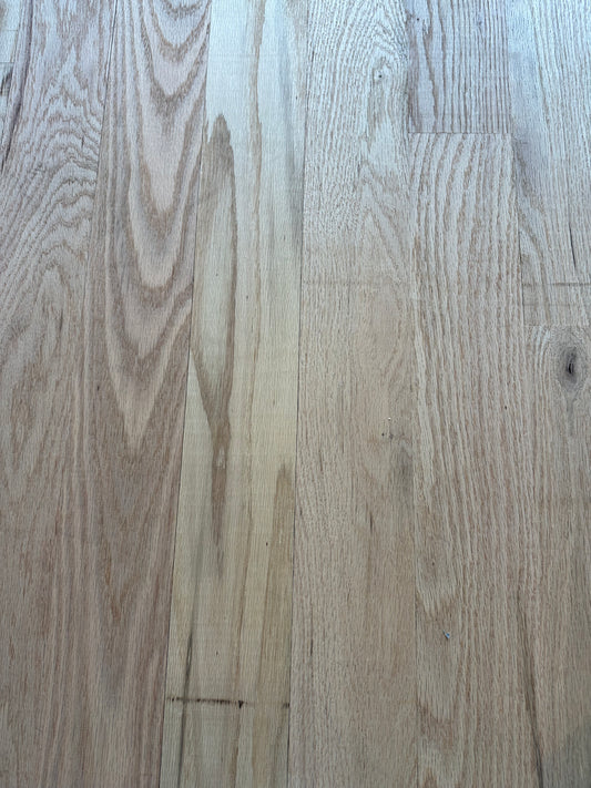 Sample 4" Unfinished Red Oak #1