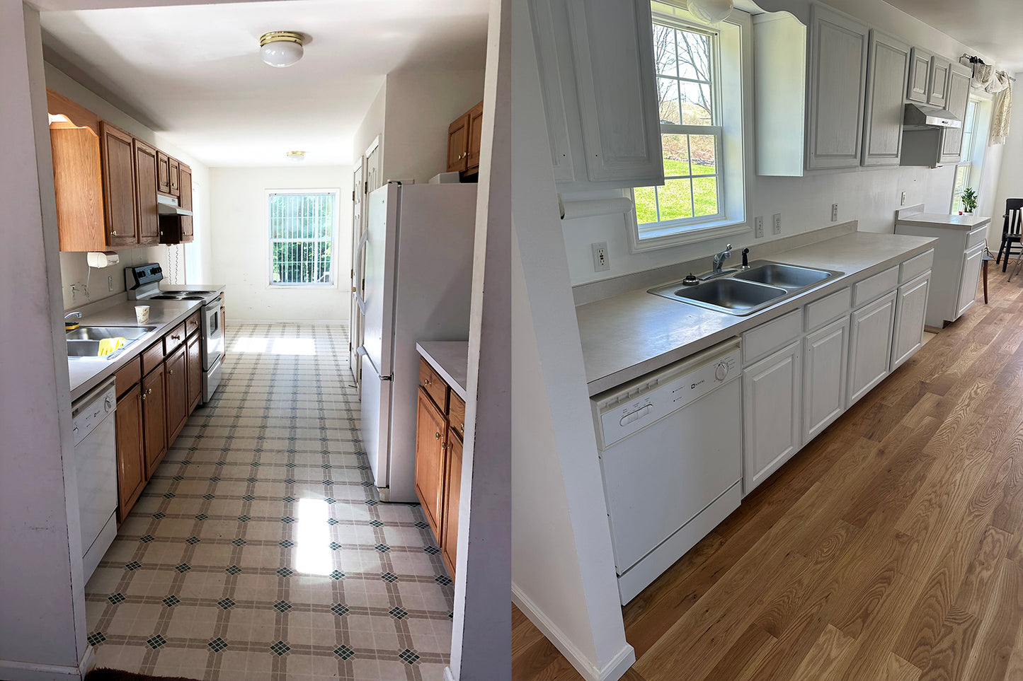 4" Unfinished Solid White Oak #1